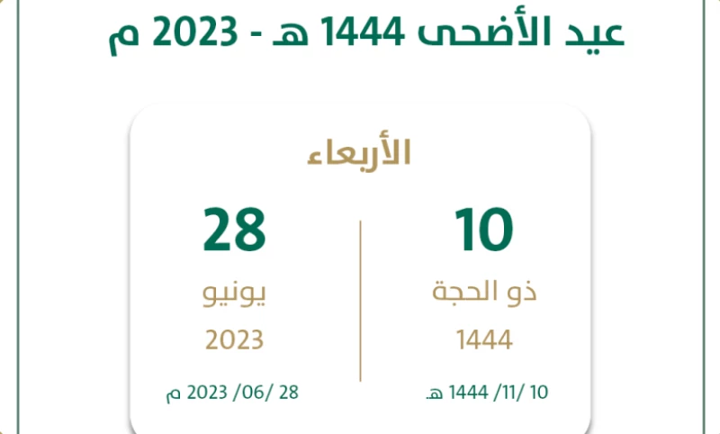 موعد إجازة الحج للموظفين