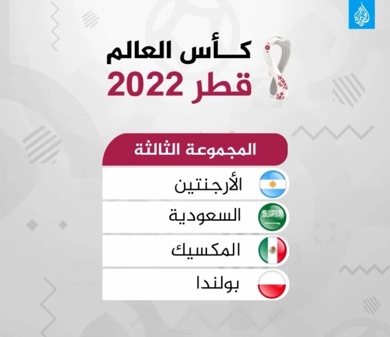 مجموعة السعودية كاس العالم 2022